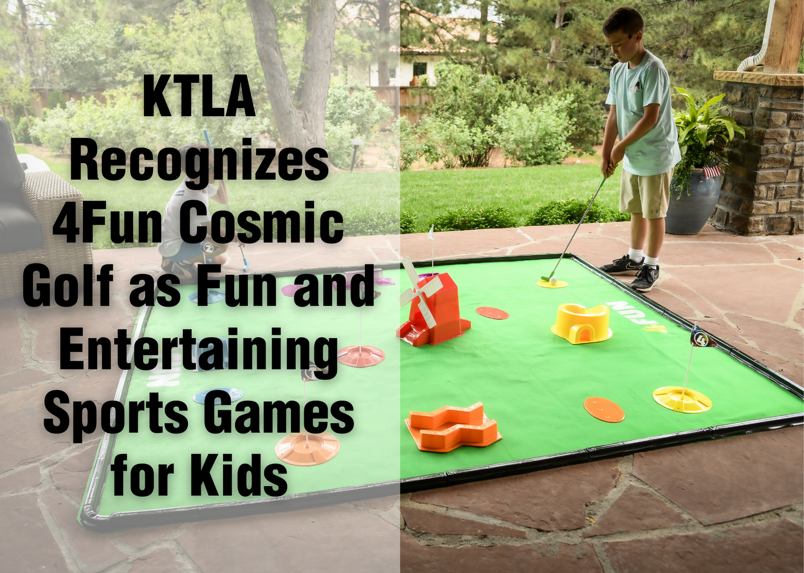 Cosmic Golf Listed as Fun & Entertaining Sports Toys for Kids by KTLA