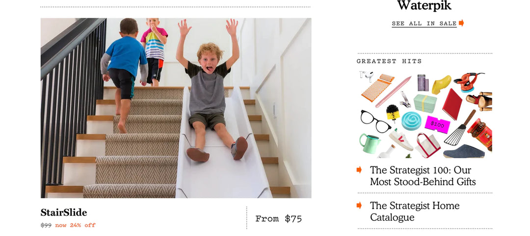 StairSlide featured on New York Magazine