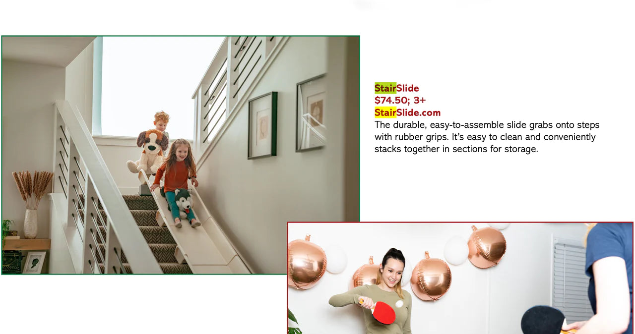 San Diego Family Magazine features StairSlide