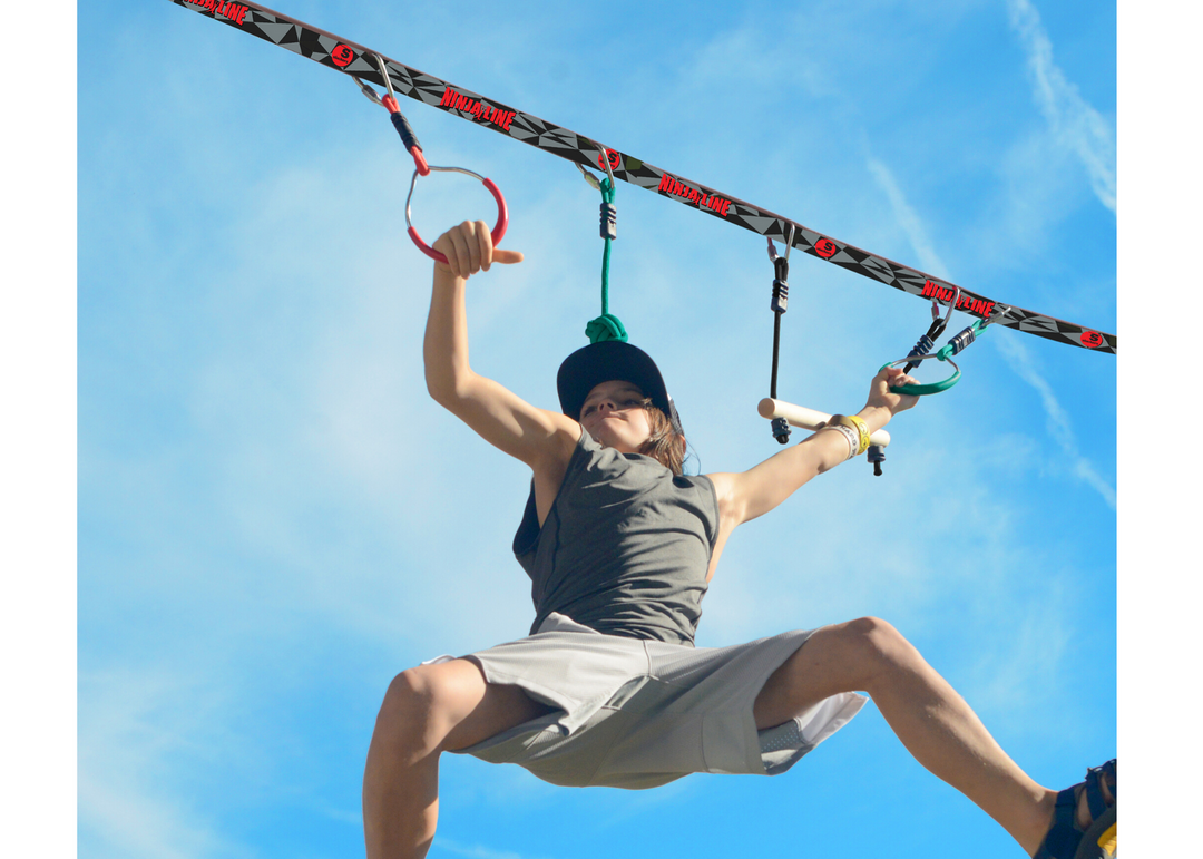 Ninjaline 36' Intro Kit - Backyard Gym - Slackers – Bolder Play Ninjaline 36' Intro Kit - Backyard Gym - Slackers – Bolder Play